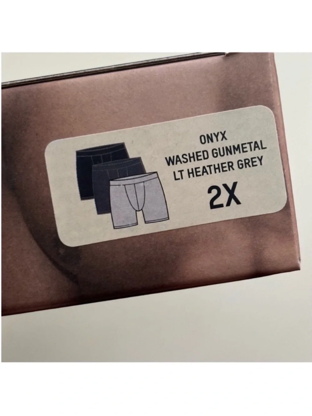 SKIMS Men’s 5” Boxer Brief 3-Pack Heather Multi Size 2X New in Box